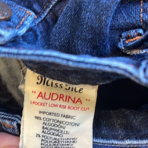 MISS ME Audrina Bootcut Jean Size 26/ US 1-2 - Picture 7 of 7